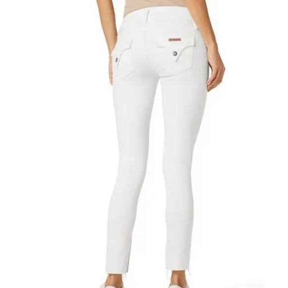 Hudson Collin Mid-Rise White Skinny Ankle Jeans Size 29 NWT - Picture 8 of 10
